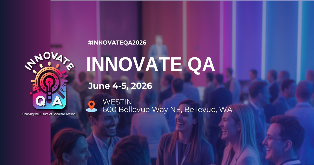 Innovate QA 2026 conference audience and event details
